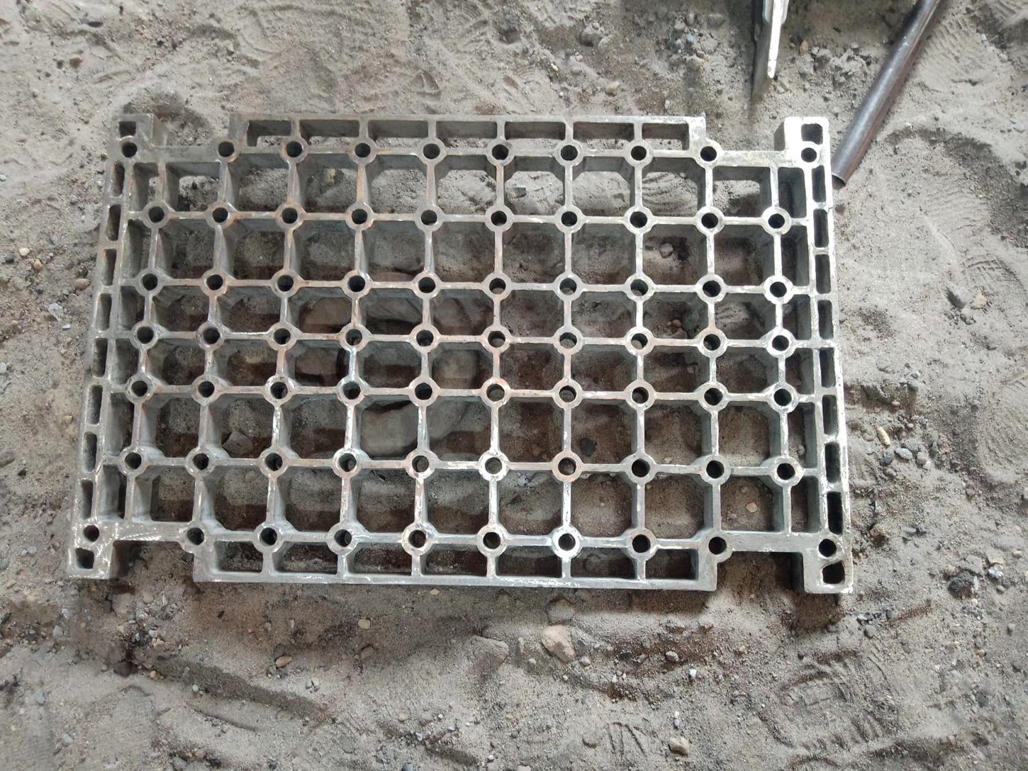 Representative rough steel casting manufactured at Nittand Casting Works