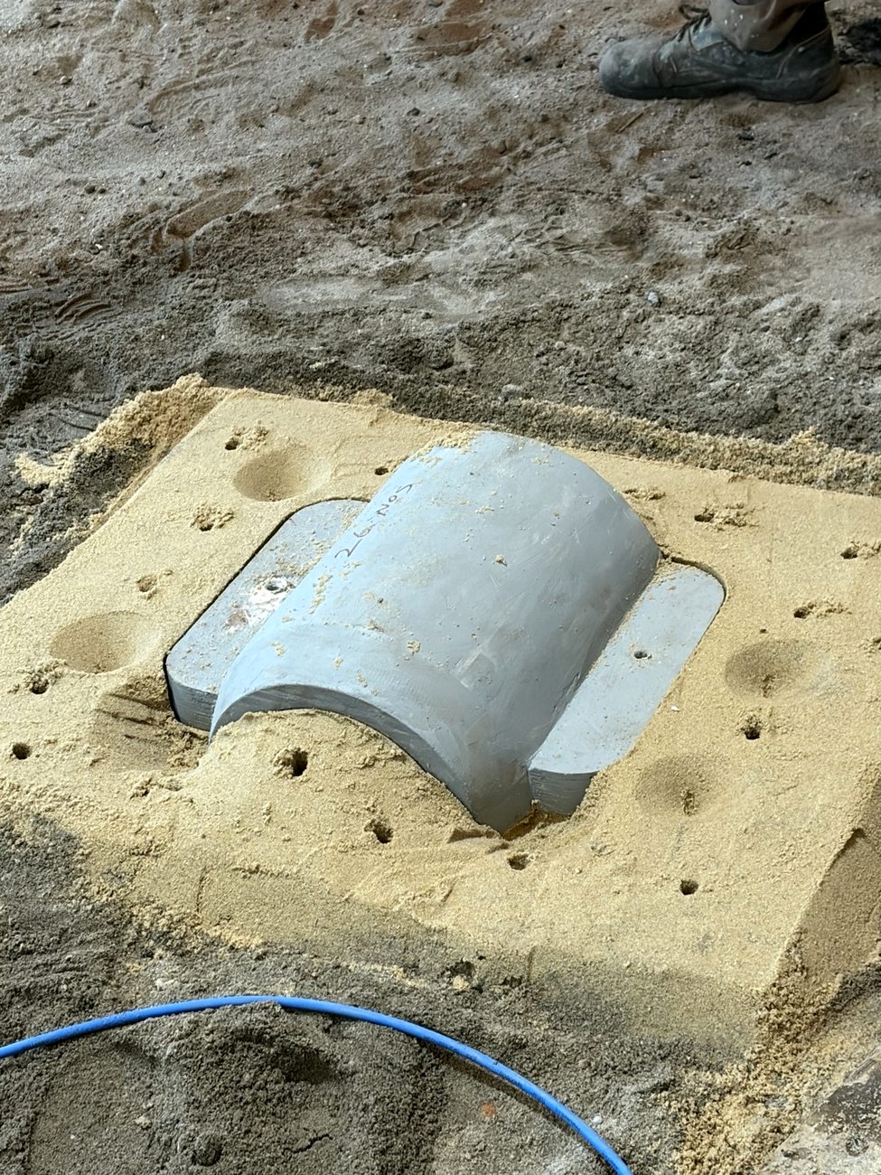 Pattern and sand mould preparation at NCW