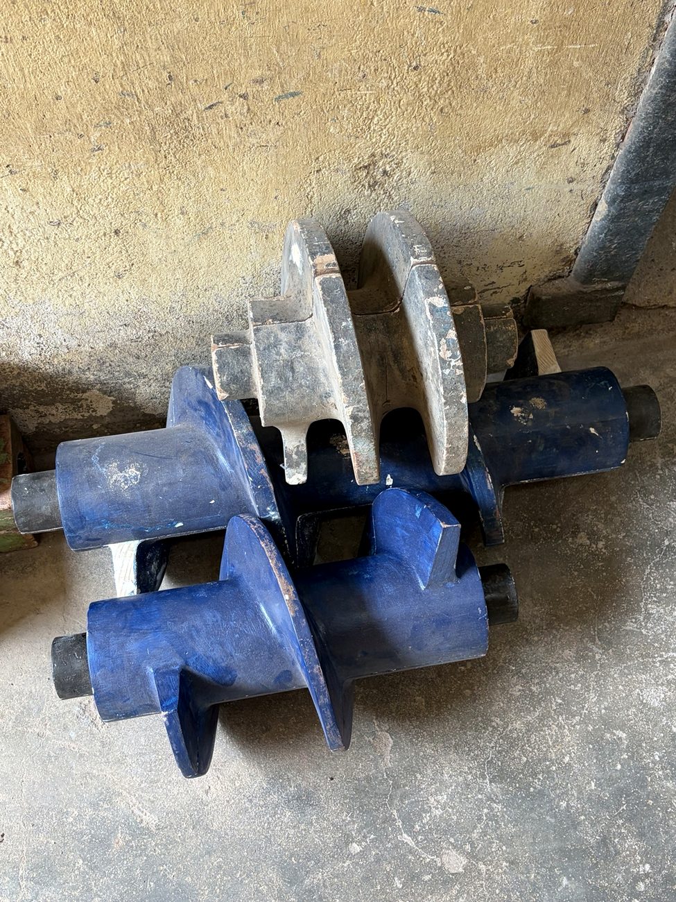 Industrial casting patterns at Nittand Casting Works